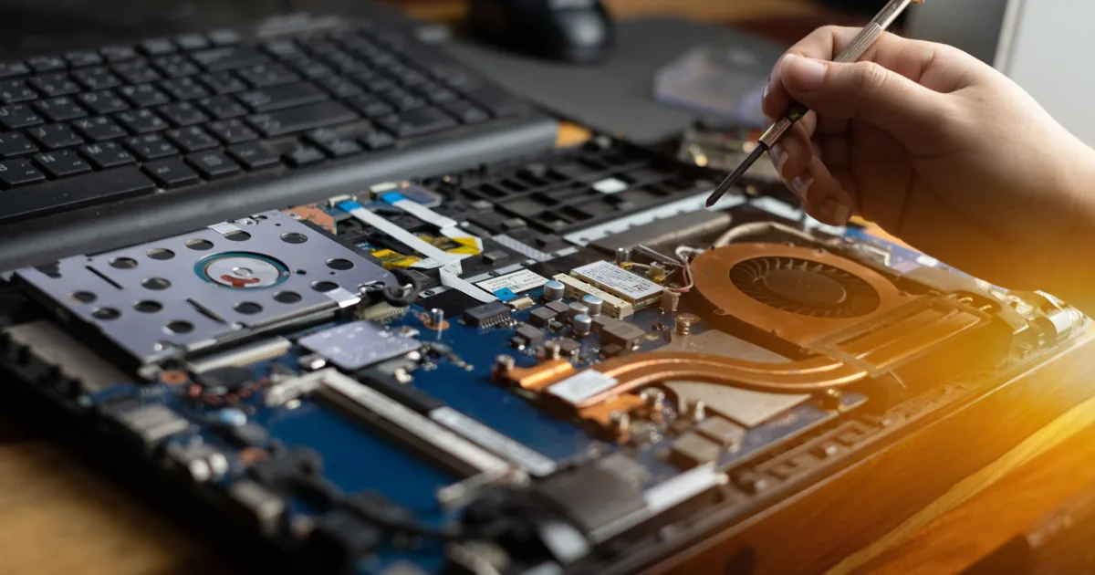 Revisión profesional de una computadora portátil